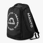 Rucksack Manto CIRCLE Convertible XL Schwarz-Silber reflektierend-Combat Arena