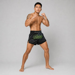 Kick-Thai Shorts Fairtex BS1924 Racer Schwarz