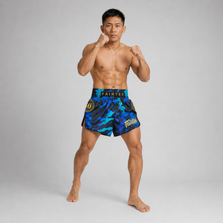 Kick-Thai Shorts Fairtex BS1916 Golden Jubilee Luster