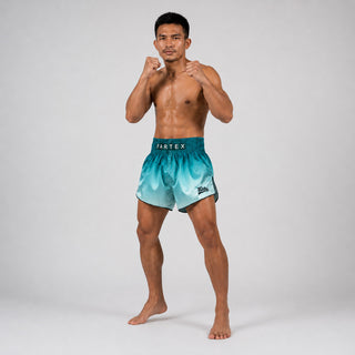 Kick-Thai Shorts Fairtex BS1906 Fade Grün