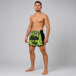 Kick-Thai Shorts Fairtex BS1710 Grünes Tarnmuster