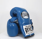 Boxhandschuhe Cleto Reyes Professional CB2 Blau mit Schnürsenkeln