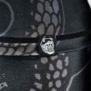 Rashguard Half Sumo Black Mamba Neon langärmlig 