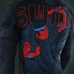 Rashguard Half Sumo Black Mamba Neon langärmlig 