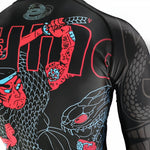 Rashguard Half Sumo Black Mamba Neon langärmlig 