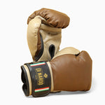 Boxhandschuhe Di Nardo mit Klettverschluss 12 Oz Braun-Sand 