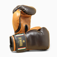 Boxhandschuhe Di Nardo mit Klettverschluss 14 Oz Braun-Cognac 